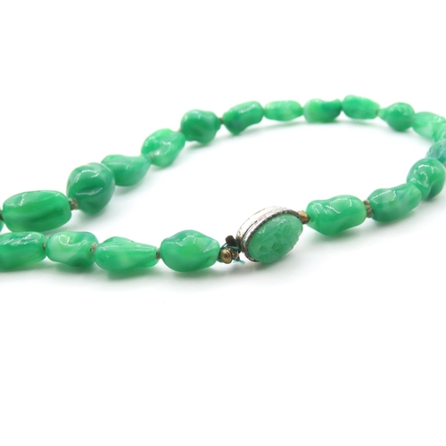 1130 - Ladies Jade Necklace 44cm Long