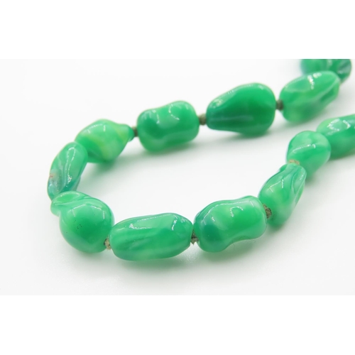 1130 - Ladies Jade Necklace 44cm Long