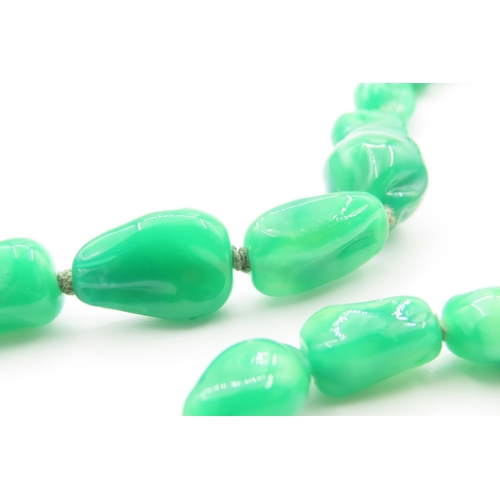 1130 - Ladies Jade Necklace 44cm Long