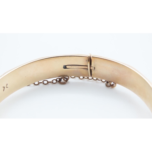 1173 - 9 Carat Yellow Gold Filled Bangle 6cm Diameter