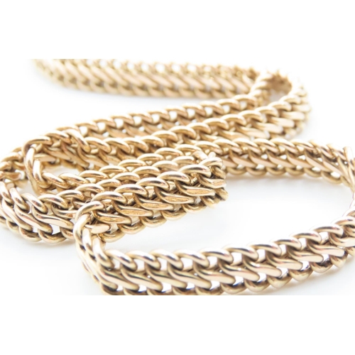 1195 - 9 Carat Yellow Gold Snake Chain Necklace 40cm Long