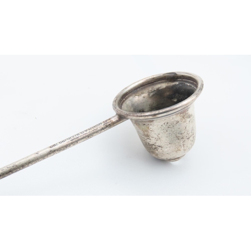 124 - Silver Candle Snuffer Turn Handle Approximately 9 Inches Long