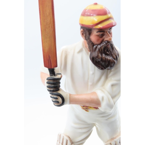 1339 - W.G. Grace 1848-1915 Royal Doulton Figure Signed and Titled to Base 22cm High