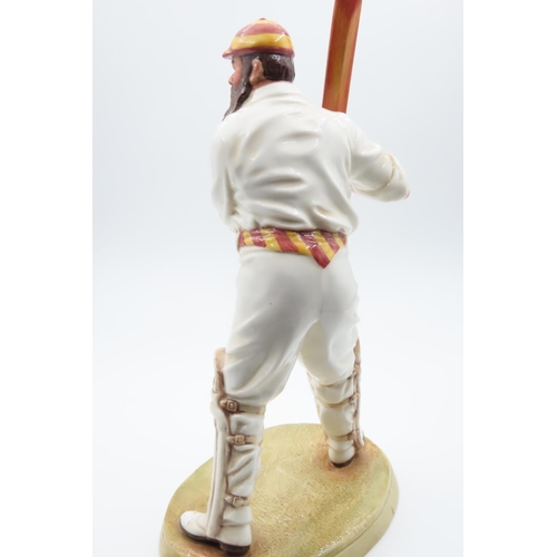 1339 - W.G. Grace 1848-1915 Royal Doulton Figure Signed and Titled to Base 22cm High