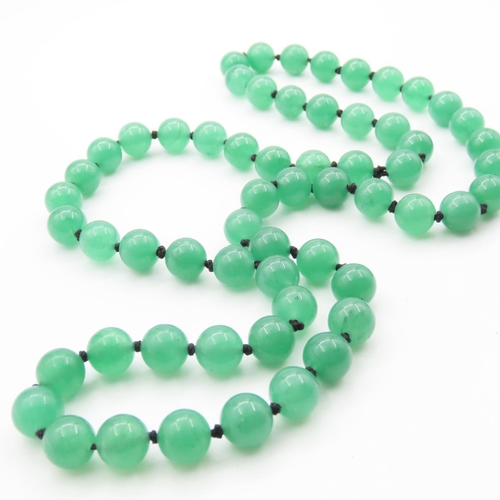 1343 - Jade Bead Necklace