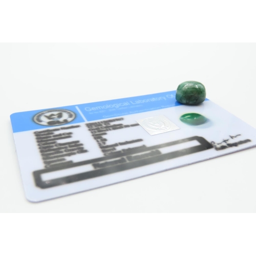 1344 - Natural Emerald Gemstone with Detail Slip Card