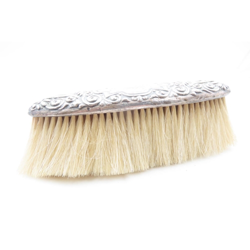 136 - Silver Mounted Clothes Brush Approximately 5 Inches Wide