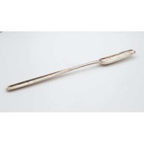 1562 - Silver Marrow Spoon 22cm Long