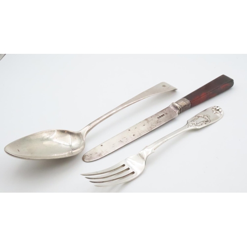 1564 - Silver Fork, Spoon and Knife