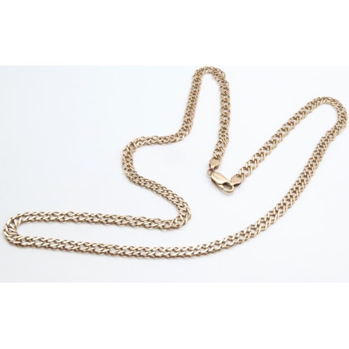 1586 - 9 Carat Yellow Gold Necklace 60cm Long