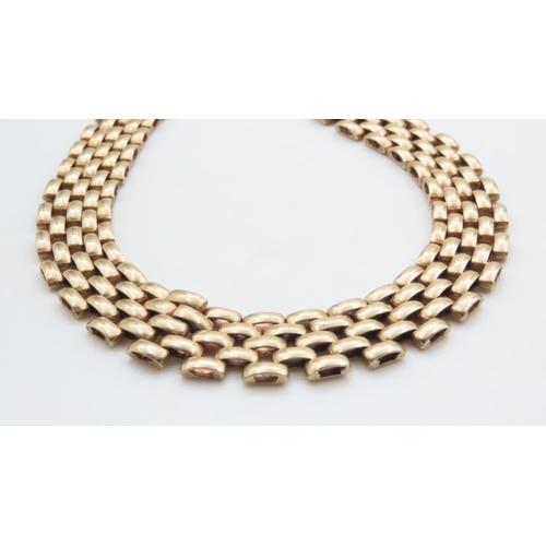 1587 - 9 Carat Yellow Gold Necklace 40cm Long