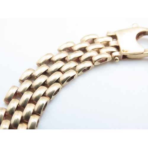 1591 - 9 Carat Yellow Gold Link Bracelet 19cm Long