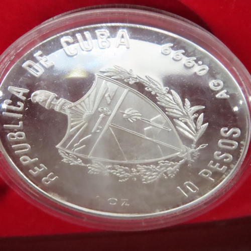 1620 - Revolucia De Cuba 1959 - 1989 Silver Commemorative Coin