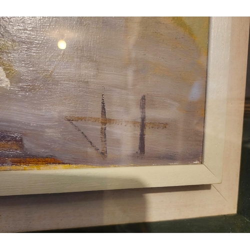 209 - John Jobson Sligo Cycle Oil on Board Approximately 20 Inches High x 14 Inches Wide Signed Lower Righ... 