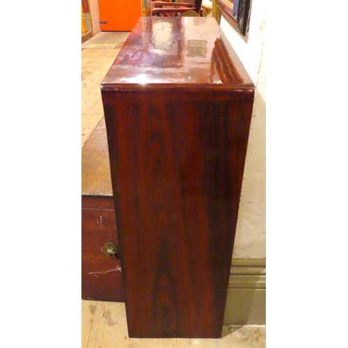 226 - Designer Rosewood Console Table Restrained Form Approximately 34 Inches Wide x 30 Inches High