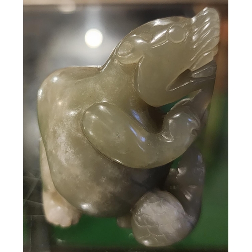 276 - Pale Jade Carved Figure Approximately 5cm Wide