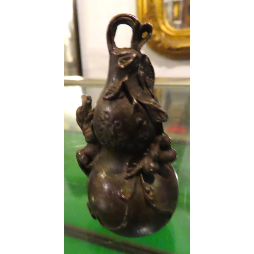 291 - Eastern Bronze Scroll Weight Shaped Form Approximately 5cm High