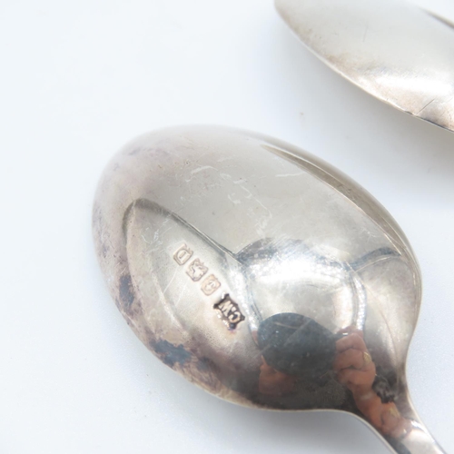 308 - Four Silver Teaspoons Various Eras