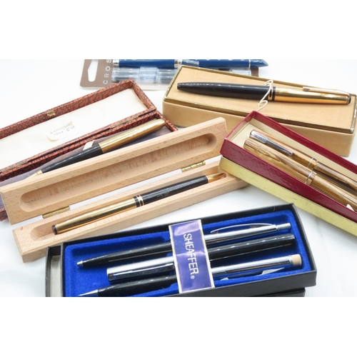 325 - Various Vintage Fountain Pens Quantity as Photographed