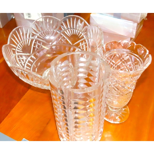 404 - Three Pieces of Irish Crystal Two Waterford