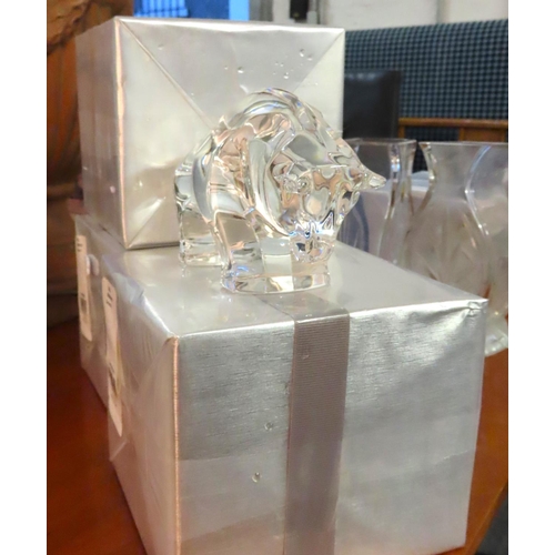 Three Pieces of Waterford Crystal as New Including Boxes and Packaging