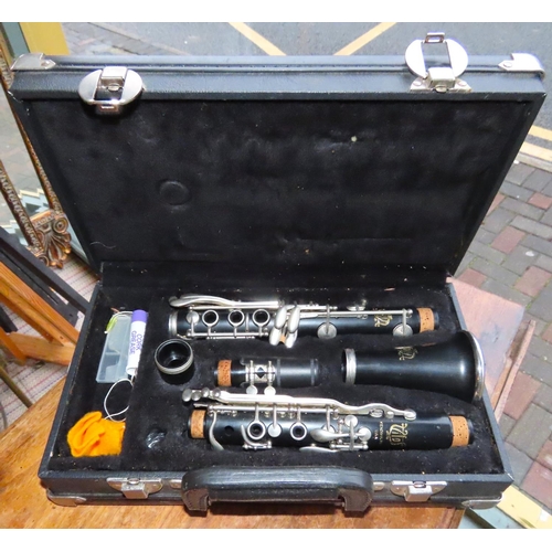 438 - Cased Clarinet by Kenosha Wisconsin USA Contained Within Original Carry Case