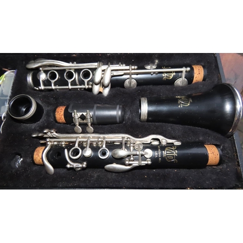 438 - Cased Clarinet by Kenosha Wisconsin USA Contained Within Original Carry Case