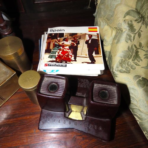 448 - Selection of Various Items Including Vintage Bakelite Viewmaster with Numerous Photographic Cartridg... 