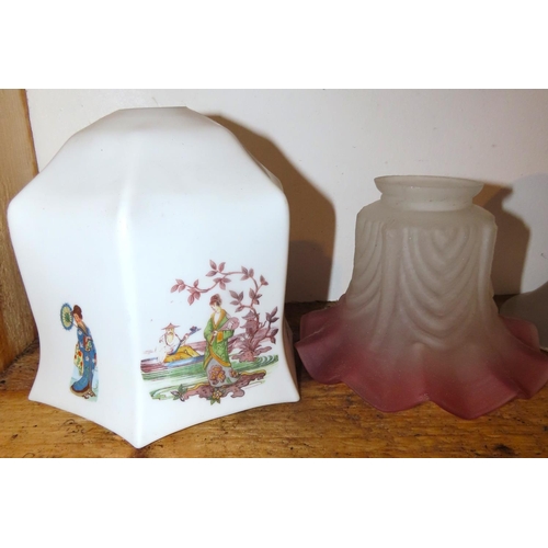 476 - Various Edwardian and Other Crystal Lampshades Seven in Lot