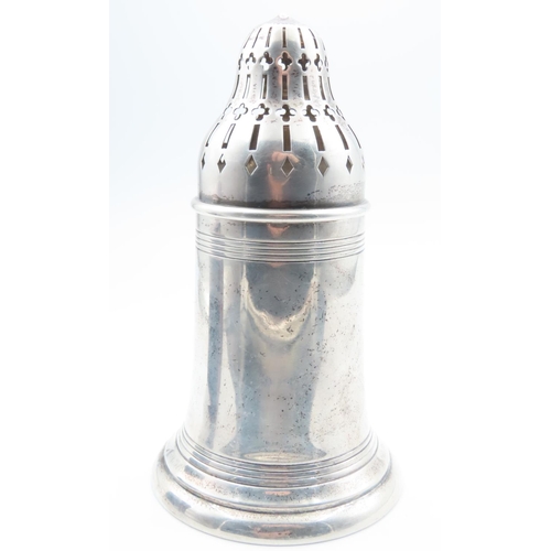 512 - Silver Canaster Form Sugar Shaker Approximately 5 Inches High