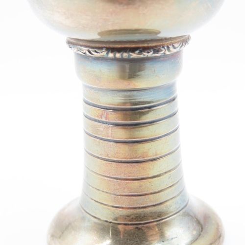 532 - Silver Vodka Tot Neat Pedestal Form 6cm High