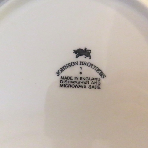 637 - Johnson Brothers Porcelain Part Dinner Service Quantity as Photographed