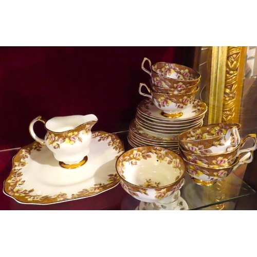 656 - Fine Bone Porcelain Tea Set  Quantity as Photographed