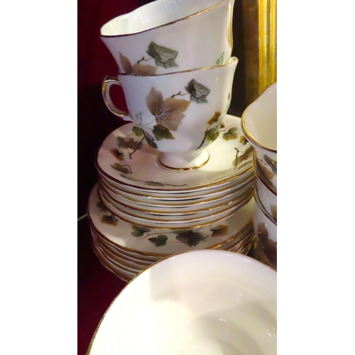 657 - Tea Service Fine Bone Porcelain Irish Floral Pattern Quantity as Photographed