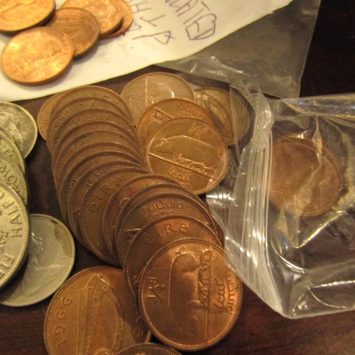 668 - Various Irish and Other Coinage Quantity as Photographed