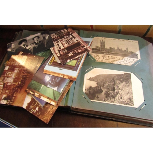 757 - Collection Various Postcards and Postcard Album with Postcards Contained Within Good Quantity Includ... 