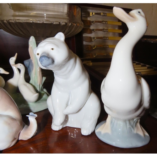 78 - Collection of Various Fine Porcelain Figures Includes Lladro