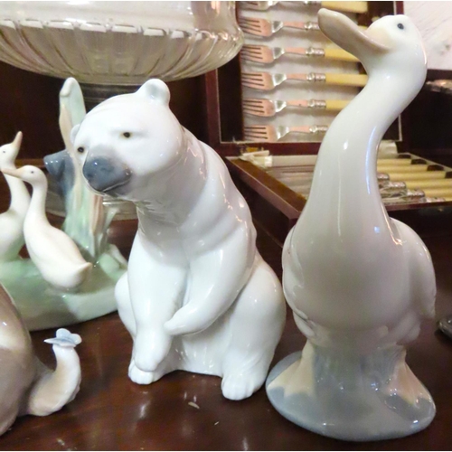 78 - Collection of Various Fine Porcelain Figures Includes Lladro