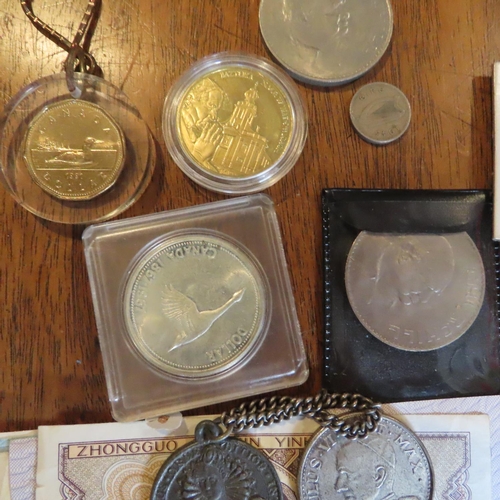 792 - Various Coins and Notes Quantity as Photographed