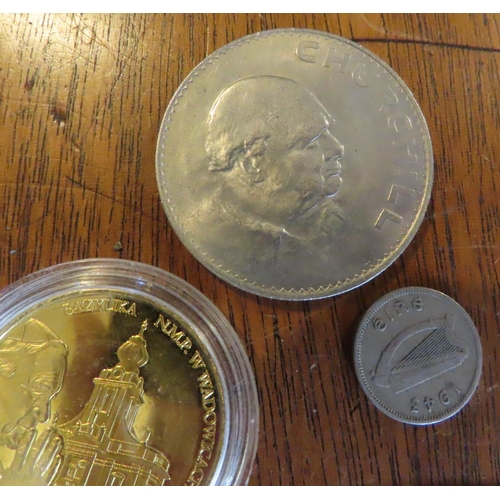 792 - Various Coins and Notes Quantity as Photographed