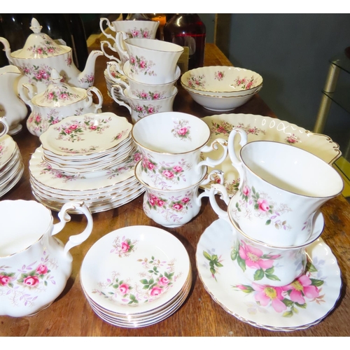 80 - Collection of Royal Doulton and Royal Albert Fine Bone China Tea Services Quantity as Photographed