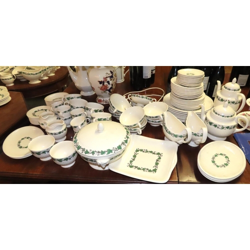 81 - Wedgewood Stratford Pattern Table Porcelain Part Dinner Service Including Saucepans etc Quantity as ... 