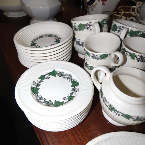 81 - Wedgewood Stratford Pattern Table Porcelain Part Dinner Service Including Saucepans etc Quantity as ... 