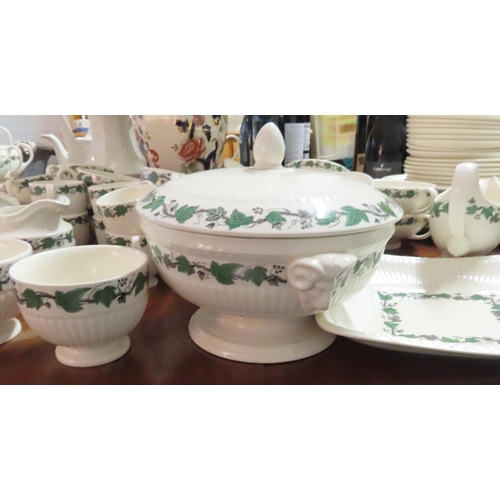 81 - Wedgewood Stratford Pattern Table Porcelain Part Dinner Service Including Saucepans etc Quantity as ... 