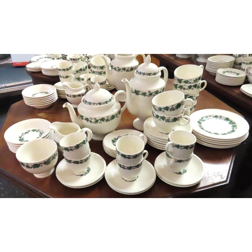 82 - Collection Wedgewood Stratford Pattern Tea Service Tableware Quantity as Photographed