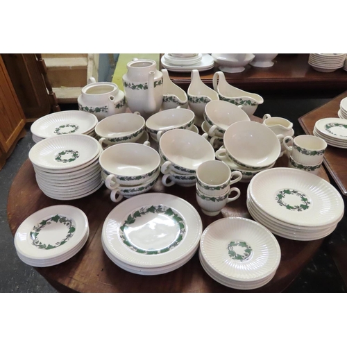 84 - Collection Wedgwood Stratford Pattern Tableware Items Part Dinner Service Including Soup Bowls, etc.... 