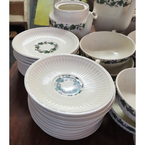 84 - Collection Wedgwood Stratford Pattern Tableware Items Part Dinner Service Including Soup Bowls, etc.... 