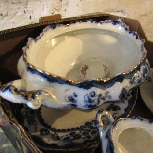 888 - Various Porcelain Including Serving Tureens Sandwich Platter etc Quantity as Photographed