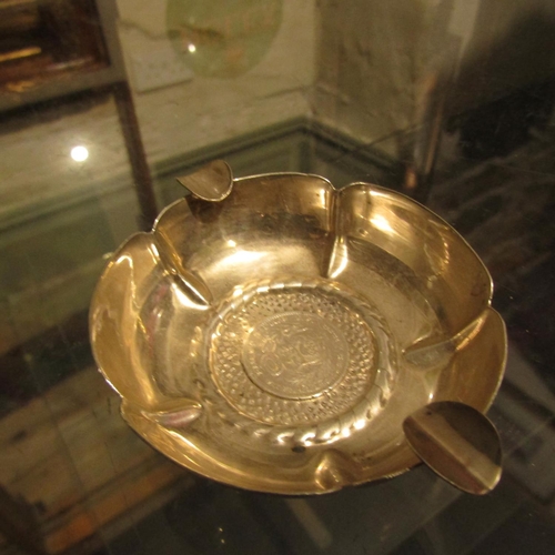 935 - Silver Coin Inset Ashtray