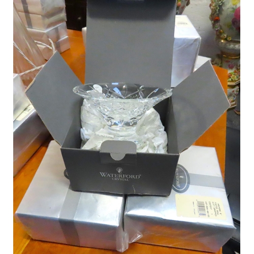 95 - Waterford Crystal Three Pieces Including Original Presentation Boxes and Wrapping as New